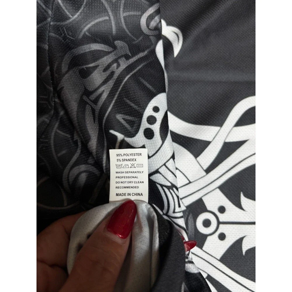 DENATER Viking Raven Valhalla T-Shirt Men’s M Black Norse All Over Print